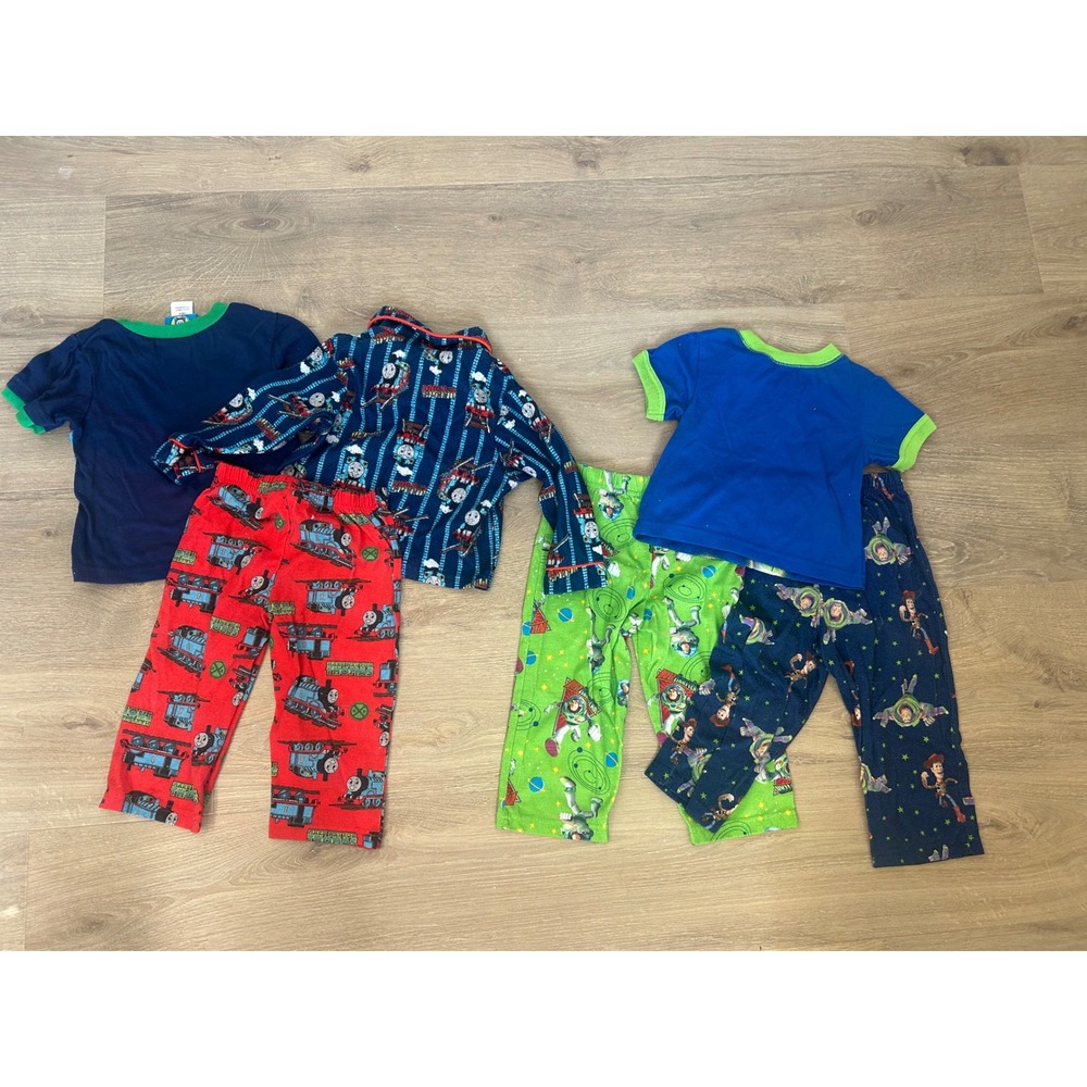 Toddler Pajama Sets Bundle Size 2T Thomas & Friends & Toy Story - Picture 2 of 5